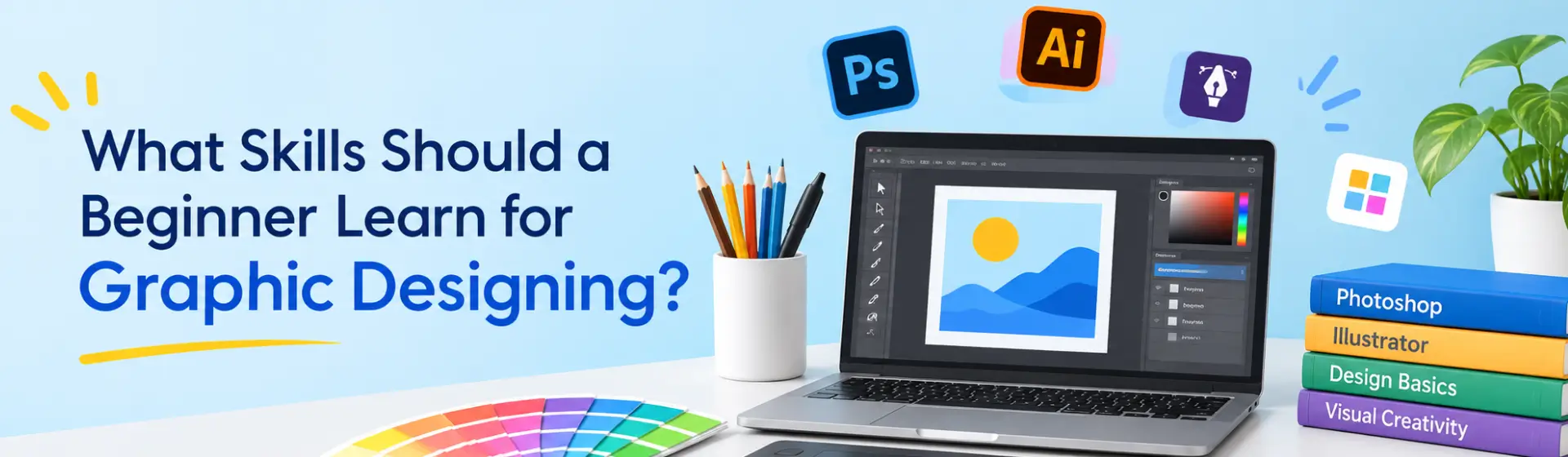 What Skills Should a Beginner Learn for Graphic Designing?